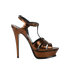 Saint Laurent Tribute Platform Sandals, front view