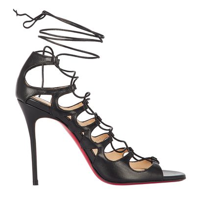 Christian Louboutin Cage Heeled Sandals, front view
