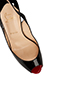 Christian Louboutin Peep Toe Sling Back Pumps, other view