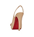Christian Louboutin Lady Bow 120 Slingback Heels, back view