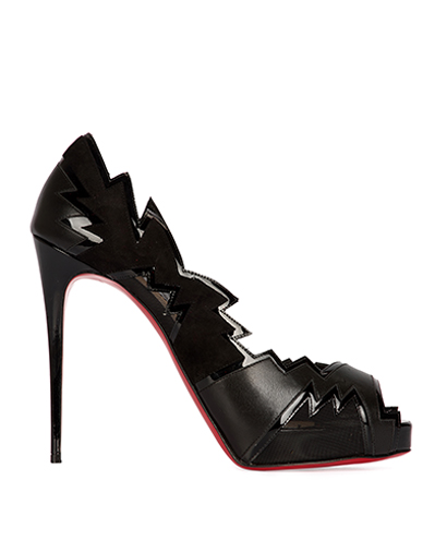 Louboutin Pigalle Calfskin Pumps, front view
