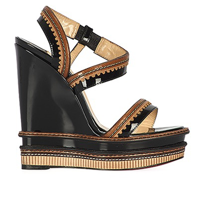 Christian Louboutin Trepi 140 Wedge Sandals, front view