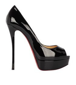 Pre-loved Christian Louboutin Fetish Peep 150 - £425
