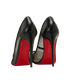 Christian Louboutin Follies Resille Pumps, &pound;195, Shoes, Black, Mesh, Back view