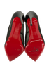 Christian Louboutin Follies Resille Pumps, &pound;195, Shoes, Black, Mesh, Top view