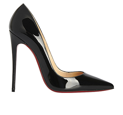 Christian Louboutin Patent So Kate Heels, front view
