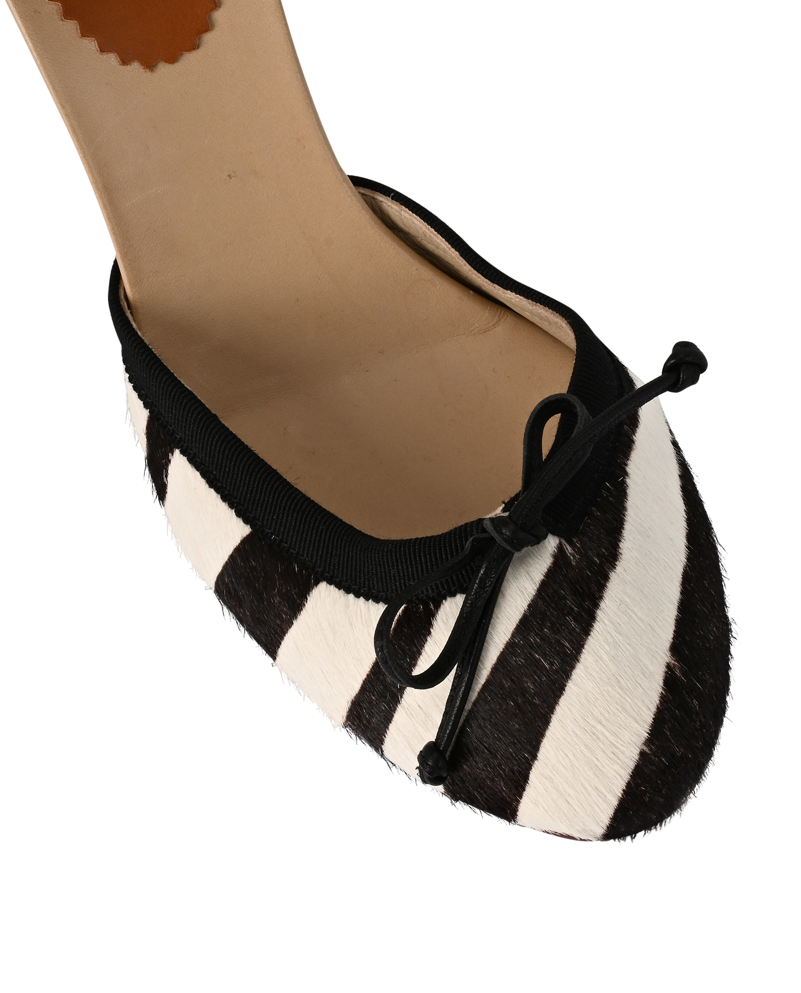 Christian Louboutin Zebra Wedges, &pound;295, Shoes, Black/White, Pony / Calfskin, Other view