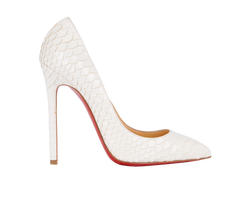 Christian Louboutin So Kate, Python, White, UK6, DB/B, 3*