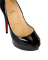 Christian Louboutin Lady 150 Peep Toe, £280, Shoes, Black, Patent Leather, Other view
