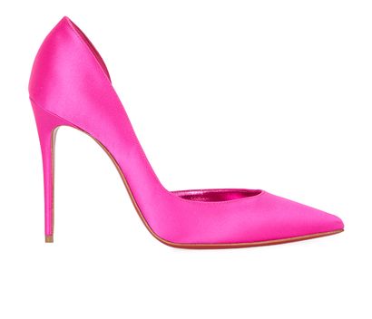 Louboutin Holly Pink Heels, front view