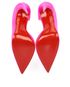 Louboutin Holly Pink Heels, top view