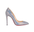 Christian Louboutin Pigalle Glitter Heels, front view