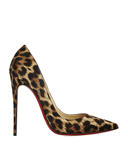 Christian Louboutin So Kate Heels, £250, Shoes, Black/Brown, Fabric, Front view