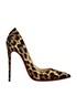 Christian Louboutin So Kate Heels, £250, Shoes, Black/Brown, Fabric, Front view