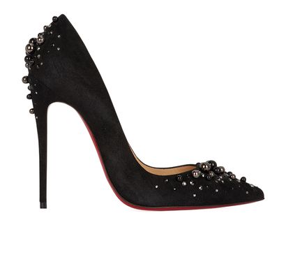 Christian Louboutin Pearls Embellished Heels, front view
