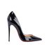 Christian Louboutin So Kate 120, £350, Shoes, Black, Patent Leather, Front view