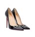 Christian Louboutin So Kate 120, £350, Shoes, Black, Patent Leather, Side view