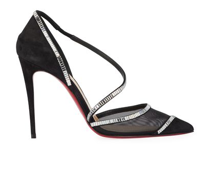 Christian Louboutin Chiara Dams 100MM Heels, front view