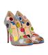 Christian Louboutin Lady Bug 100MM PVC Peep Toe Heels, side view