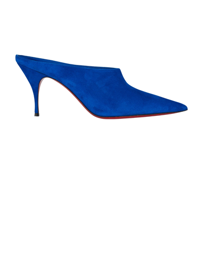 Christian Louboutin Quart 80MM Suede Mules, front view