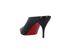 Christian Louboutin Quart 80MM Printed Lizard Mules, back view