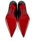 Christian Louboutin Quart 80MM Printed Lizard Mules, top view