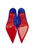 Christian Louboutin Quart 80MM Suede Mules, top view