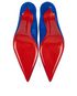 Christian Louboutin Quart 80MM Suede Mules, top view