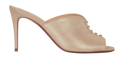Christian Louboutin Predumule 85MM Suede Heels, front view