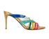 Christian Louboutin Decidela 85MM Rainbow Plexi Mules, front view