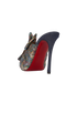 Christian Louboutin Moniquissima 120MM Paisley Mules, back view