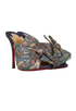 Christian Louboutin Moniquissima 120MM Paisley Mules, side view