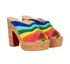 Christian Louboutin O Sister 120MM Rainbow Mules, side view