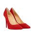 Christian Louboutin Alminette 100MM Suede Pumps, side view