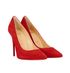Christian Louboutin Alminette 100MM Suede Pumps, side view