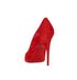 Christian Louboutin Alminette 100MM Suede Pumps, back view