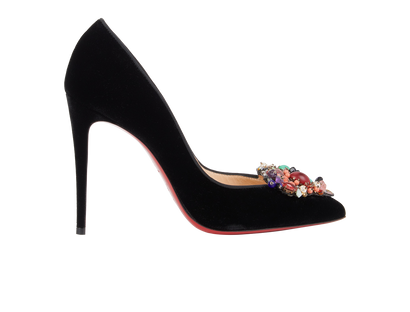 Christian Louboutin So Kate Jewelled Heels, front view