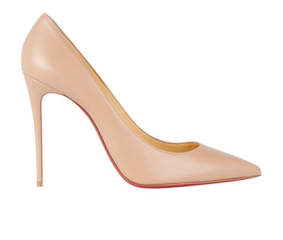 Christian Louboutin Kate 100 Nappa, &pound;390, Shoes, Pink, Leather, Front view