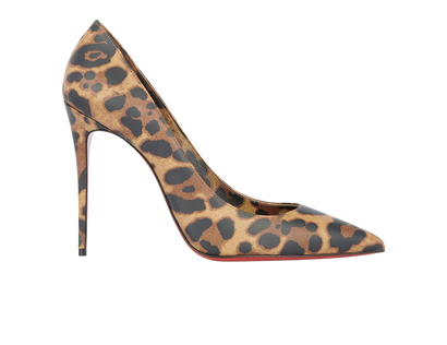 Christian Louboutin Leopard Kate 100, front view