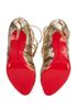Christian Louboutin Gortika Camo Metallic Bootie, top view