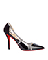 Christian Louboutin Edith 100 Crystal Strap Heels, front view