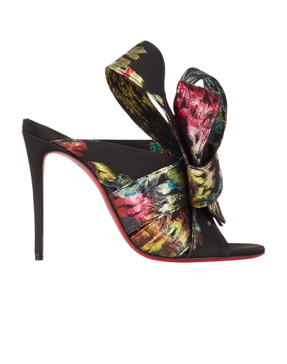 Christian Louboutin Samouraissa 100 Brocade Mules, front view
