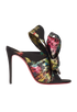 Christian Louboutin Samouraissa 100 Brocade Mules, front view