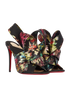 Christian Louboutin Samouraissa 100 Brocade Mules, side view