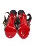 Christian Louboutin Samouraissa 100 Brocade Mules, top view