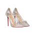 Christian Louboutin Grotika 100 Spike Pumps, side view