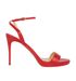Louboutin Loubi Queen 100 Sandals, front view