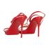 Louboutin Loubi Queen 100 Sandals, back view