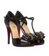 Louboutin Archidisco Bow Heels, side view