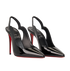 Christian Louboutin Hot Chick 100 Heels, side view